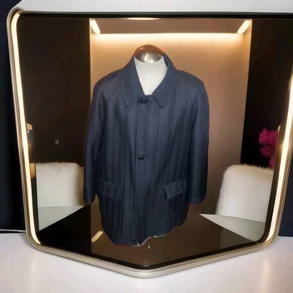 ICA Misto Cashmire ITALY Men's Structured Coat/Jacket Wool/Cashmire Size 46